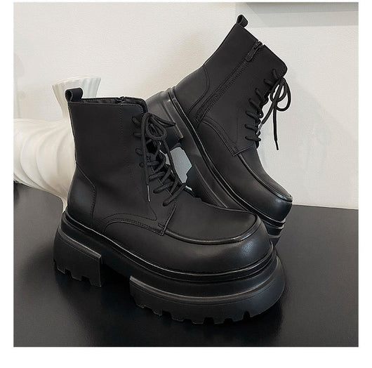 Botas Martin de Plataforma con Aumento de 7CM - Estilo Casual Elevado - Image 13