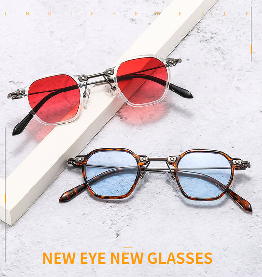 Gafas de Sol Steampunk Redondas Vintage Montura Pequeña