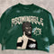Camiseta Estampado 3D Digital Manga Tres Cuartos