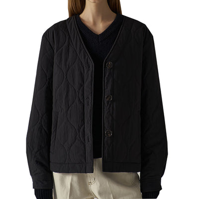 Chaqueta Corta de Algodón Acolchada Ligera para Mujer - Image 5