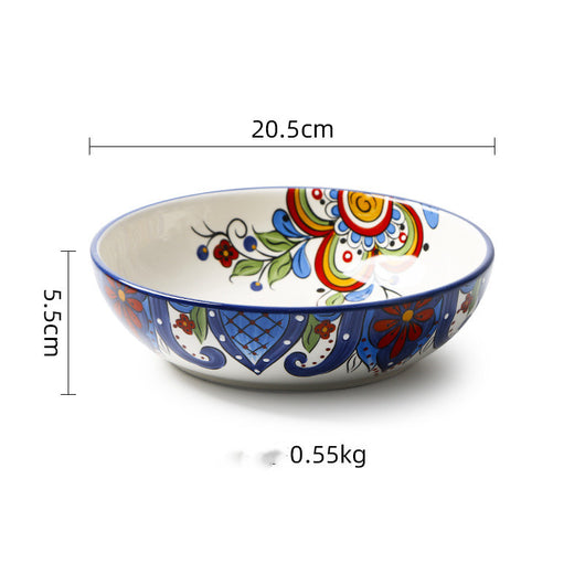 Plato de Cerámica Pintado a Mano 20 cm - Diseño Artesanal Único - Image 4