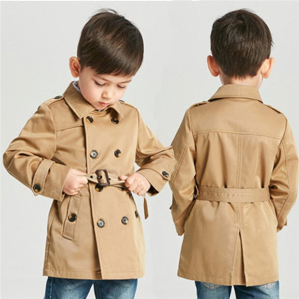 Abrigo Primavera para Niño - Gabardina Clásica Largo - Image 6