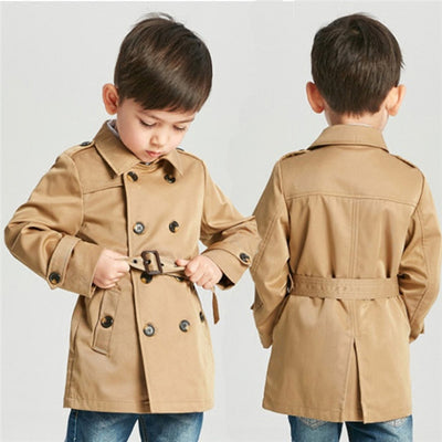Abrigo Primavera para Niño - Gabardina Clásica Largo - Image 6