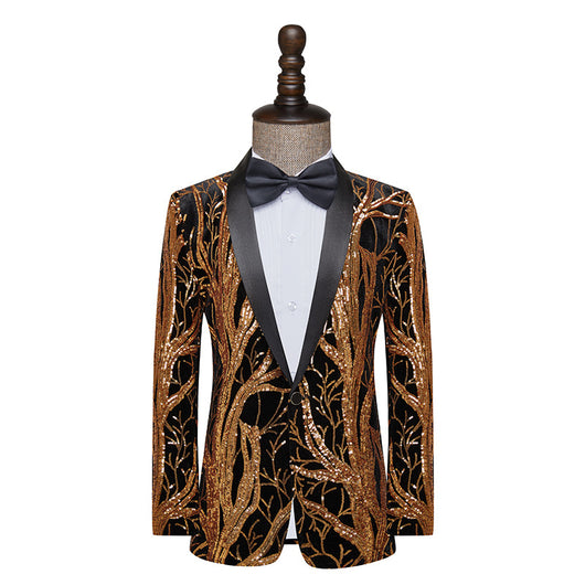 Traje Blazer Lentejuelas Hombre - Chaqueta Versátil Performance - Image 7