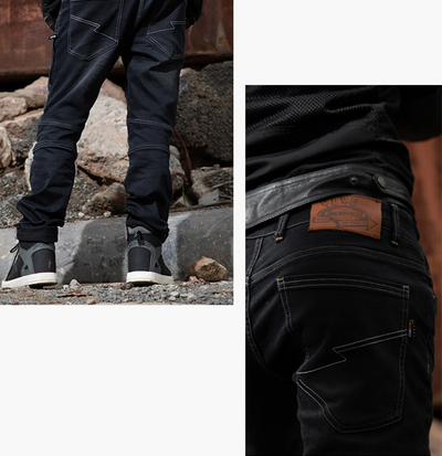 Pantalones Moto Retro con Protección Anticaídas - Image 17