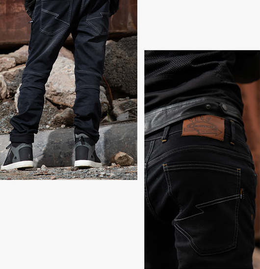 Pantalones Moto Retro con Protección Anticaídas - Image 17