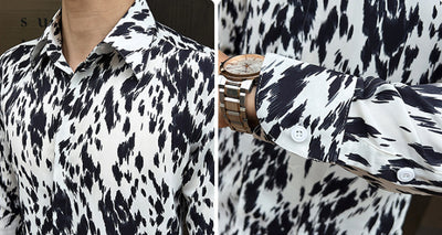Camisa Slim Estampada Personalizada para Hombre - Image 14
