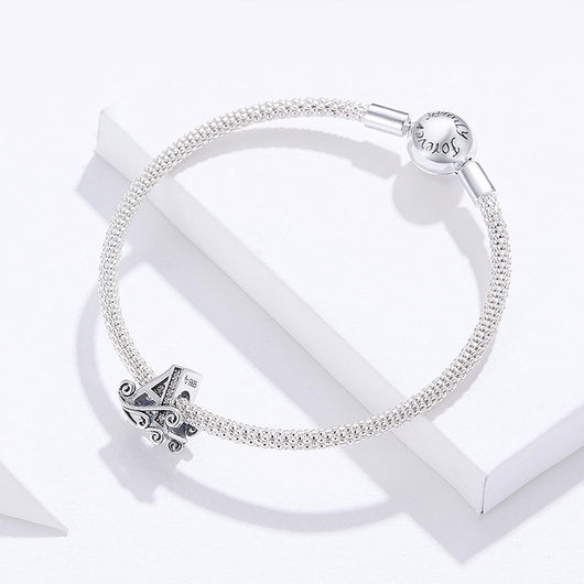 Pulsera de Plata Esterlina con Letras Personalizadas - Image 14