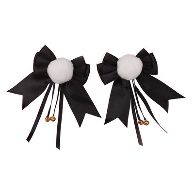 Diadema Blanca con Moño y Campana - Accesorio Adorable - Image 11