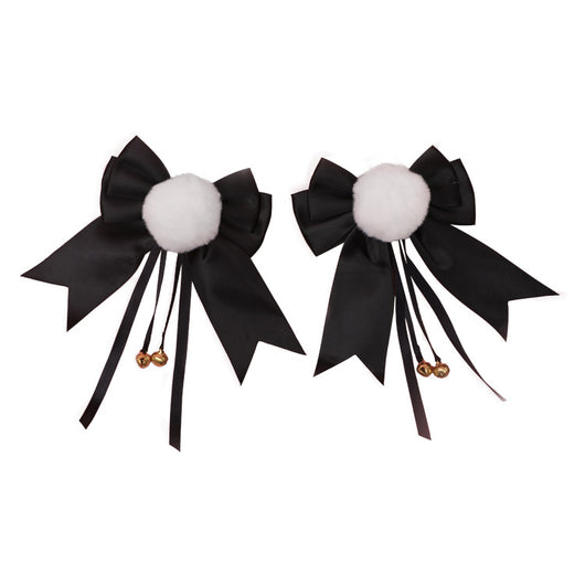Diadema Blanca con Moño y Campana - Accesorio Adorable - Image 11