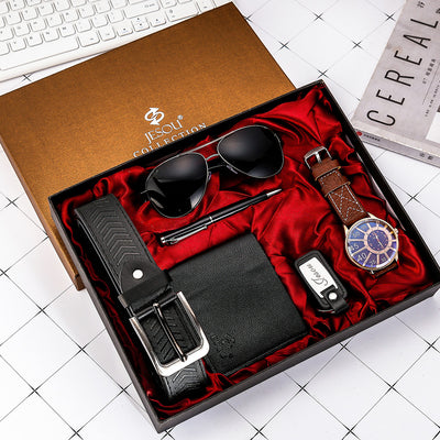 Conjunto de Regalo Elegante para Hombre: Reloj, Cinturón y Billetera - Image 4