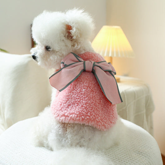 Chaleco Mascotas con Moño - Poliéster Confort - Image 10