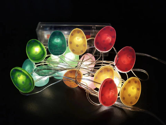 Guirnalda Luminosa Decorativa Forma Zanahoria y Conejo para Pascua - Image 15