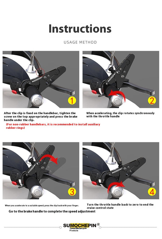 Soporte de Acelerador con Control de Crucero para Motos Eléctricas - Image 18