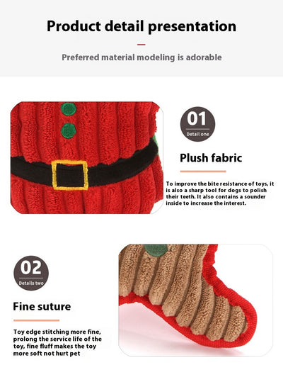 Traje Navideño para Mascotas con Sonido - Juguete Resistente para Perros y Gatos - Image 24