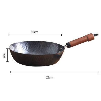 Wok de Fondo Plano sin Recubrimiento - Uso General Versátil - Image 11
