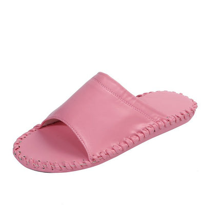 Pantuflas Planas Artesanales para Mujer con Costura a Mano - Image 8