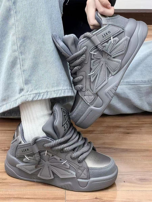 Zapatos Deportivos Estilo Coreano con Plataforma Elevada y Base Reforzada - Image 4
