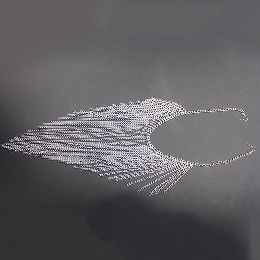 Mascarilla Facial con Cadena de Aluminio para Mujer - Image 9