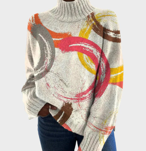 Cardigan Hoodie Casual con Estampado Abstracto - Image 16