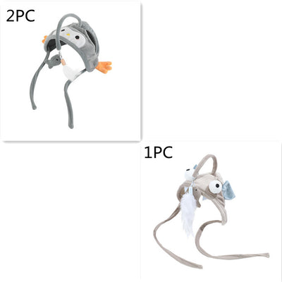 Juguete Interactivo para Gatos con Pluma y Varita - Gato de Ojos Grandes - Image 31