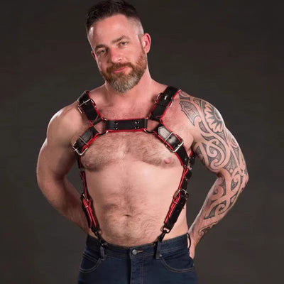 Arnés de Pecho en Cuero para Hombre con Ajuste Personalizado - Image 6