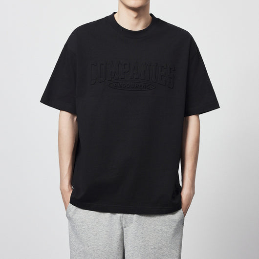 Camiseta Suelta de Algodón con Estampado de Letras y Cuello Redondo - Image 7