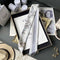 Silk Scarf Arm Bag Ribbon Thin Narrow Long Hair Band Decoration Small Scarf Infinite Dream Gray