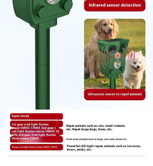 Repelente Solar Infrarrojo para Animales - Protección Exterior Inteligente - Image 9