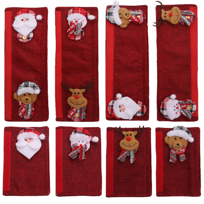 Set de 8 Muñecos Navideños para Manijas de Refrigerador - Image 7