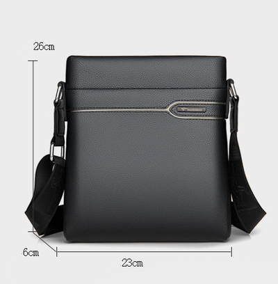 Bolsa de Cuero para Hombre Crossbody Vertical - Image 6