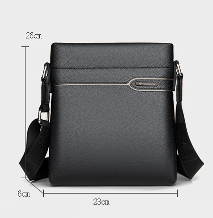 Bolsa de Cuero para Hombre Crossbody Vertical - Image 6