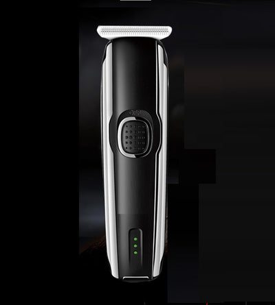VGR V-020 professional black and silver rechargeable beard trimmer kit with 1mm, 2mm, 3mm guide combs, USB cable, cleaning brush, and oil. - Image 2