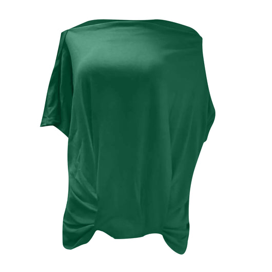 Playera Suelta de Manga Corta con Hombros Asimétricos para Mujer - Image 17