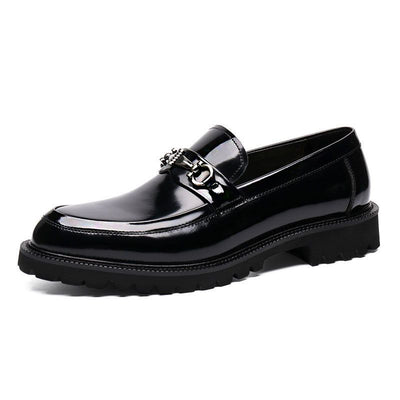Zapatos Gommino con Hebilla Horse Street en Cuero Japonés Pulido para Hombre - Image 7