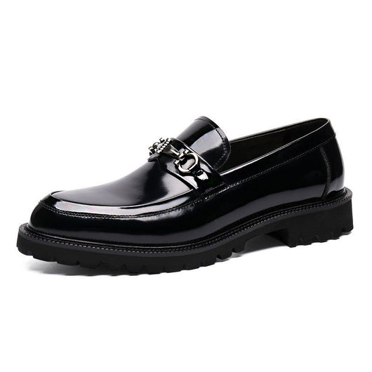 Zapatos Gommino con Hebilla Horse Street en Cuero Japonés Pulido para Hombre - Image 7