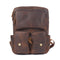 Mochila de Cuero Estilo Retro con Gran Capacidad para Hombre