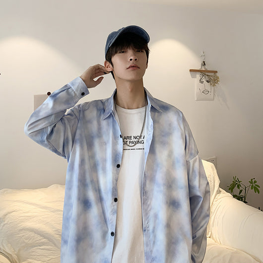 Abrigo Suelto Estilo Japonés Minimalista para Hombre - Image 9