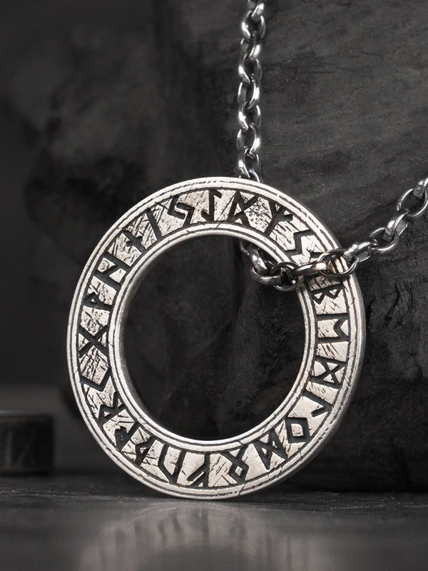 Collar Plata con Inicial para Hombre - Dije Personalizado
