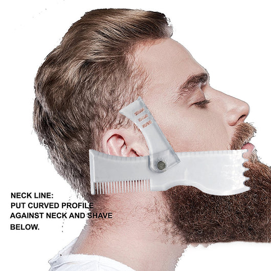 Peine Plantilla para Dar Forma a la Barba con Peines Giratorios Integrados - Image 10