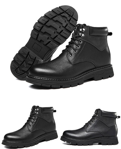 Botas Martin de Cuero para Hombre - Estilo Británico Clásico - Image 16