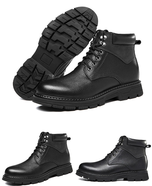 Botas Martin de Cuero para Hombre - Estilo Británico Clásico - Image 16
