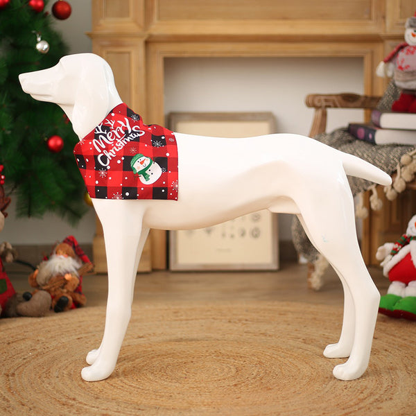 Babero Navideño para Perros y Gatos - Pañoleta Decorativa Absorbente