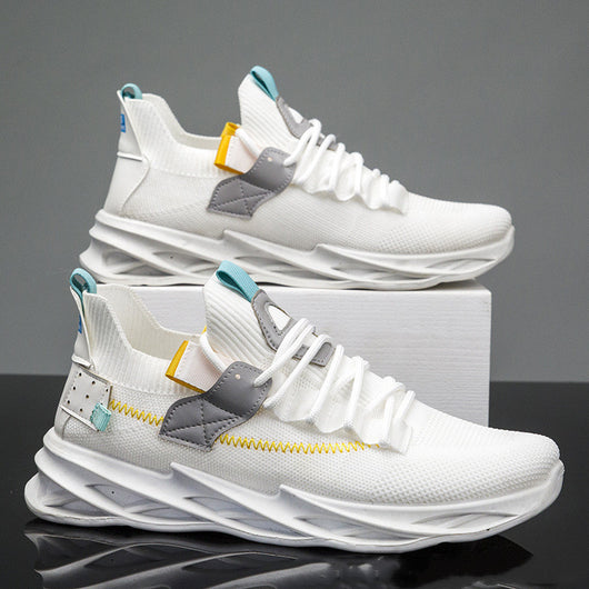 Zapatos Deportivos Transpirables Tejido Volador - Calzado Moderno para Hombre - Image 9