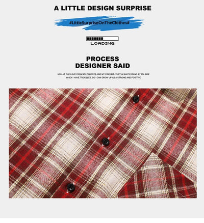 Camisa-Chaqueta Casual de Cuadros para Hombre - Image 14