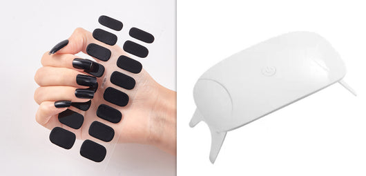 Calcomanías de Uñas Adhesivas Impermeables con Letras y Colores - Image 27