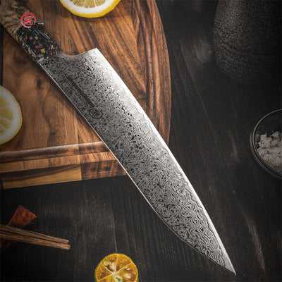 Cuchillo de Chef Damasco Acero Inoxidable Multiusos Profesional - Image 3