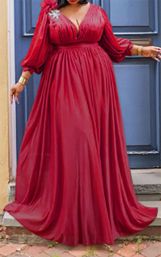 Vestido Ejecutivo Talla Grande para Mujer - Estilo Europeo y Americano - Image 10