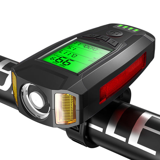 Luz Delantera para Bicicleta Inalámbrica con Velocímetro Digital - Image 9