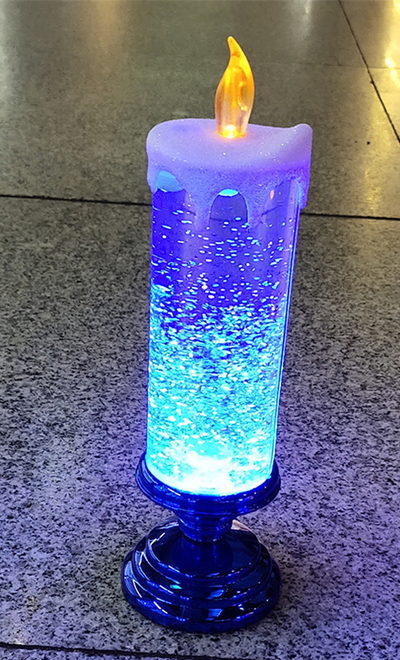 Vela LED Recargable con Cambio de Color y Brillo Glitter - Decoración Resistente al Agua - Image 10